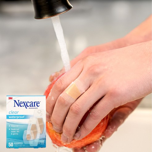 완벽한 방수력과 여러 크기의 사용이 가능한 3M 넥스케어 방수 밴드