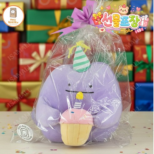 (선물포장) 포켓몬 메타몽 파티 축하 생일선물 봉제인형 돌베이커리
