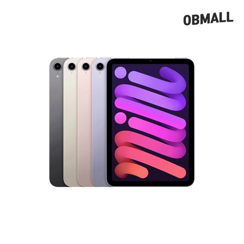 애플 아이패드 미니6 (Wifi) 공기계 태블릿PC [A2567] 모든부품 100%정품, Wi-Fi, 64GB, 랜덤A등급