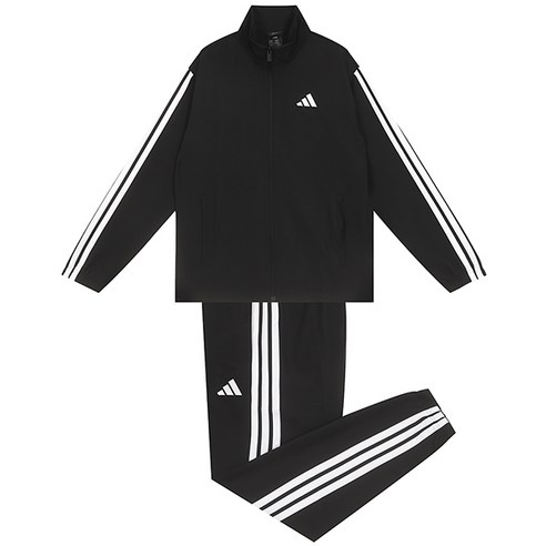아디다스 3-STRIPES WOVEN TRACK SUIT 헬스 운동 러닝 상하의 트레이닝복