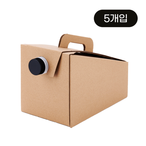 빈아미고 96oz 테이크아웃 투고백 스크류캡형, 5개, 1개입