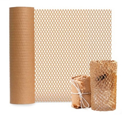 벌집 크라프트 종이 완충재 / 친환경 포장 충전재 보호포장지, 1롤