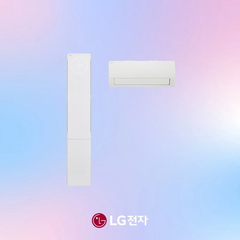 LG전자 휘센 뷰2 멀티형에어컨 멀티에어컨 18평형 가정용 거실용 실외기포함 기본설치비별도, LG 뷰2 멀티형 투인원 스탠드 에어컨 18평+6평, 일반배관형