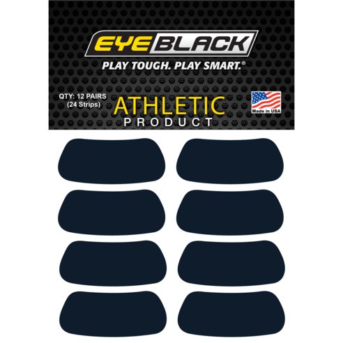 EYEBLACK Navy 컬러 아이블랙 12 pair (24개) 아이패치 스티커, 다크네이비, 1개
