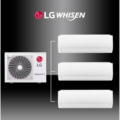 LG 인버터 시스템 벽걸이 에어컨 2in1 올인원 조합형 1등급, 13평+6평+6평, 일반배관형