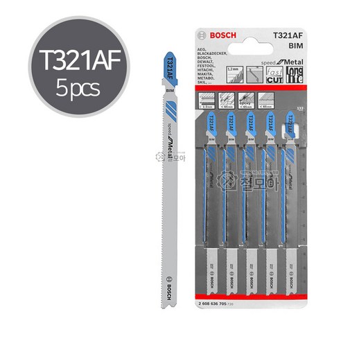 'BOSCH 보쉬 철재용직소날 T321AF 낱개판매 T318A, 5개' 최저가 검색, 최저가 24,400원 - 할인 알림