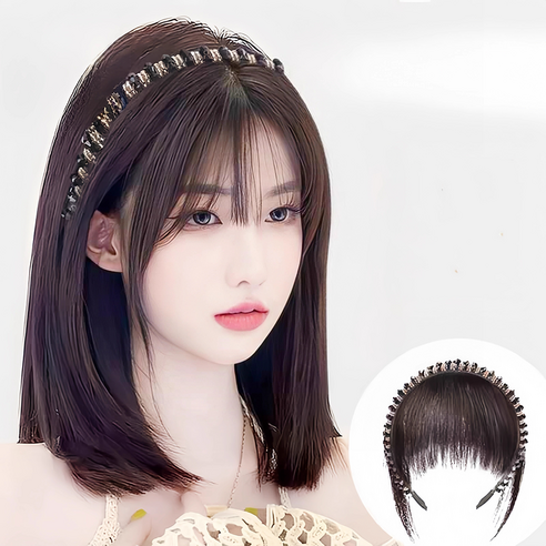 찰나의 순간, 앞머리 가발로 달라지는 나의 이미지