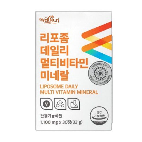 서퍼데이에너지 리포좀 멀티비타민 미네랄 웰누리