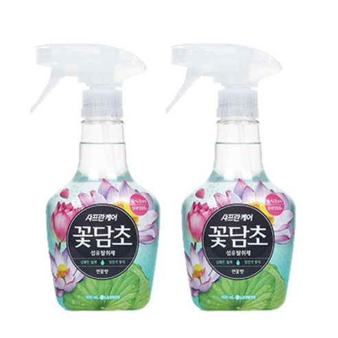 샤프란꽃담초 섬유탈취제 본품, 400ml x 2개, 2개, 400ml