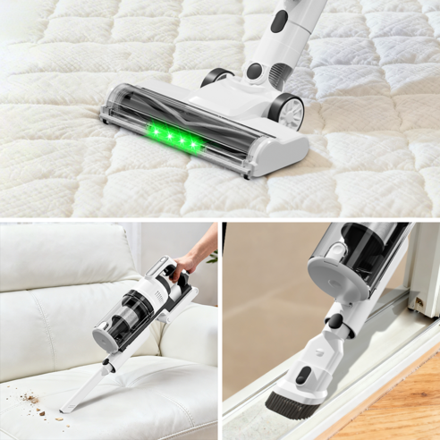 [2026년형] NICESUN 차이슨 무선 스틱 청소기 후기 분석 - 헤드 브러시 및 세부 디테일