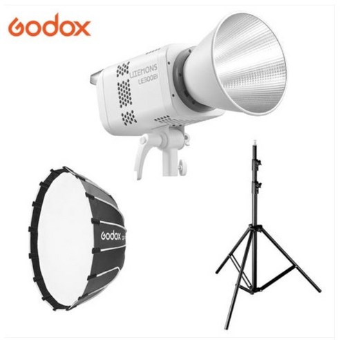 고독스 LE300Bi + 260T + QR-P60T 파라볼릭 세트 지속광 스튜디오 개인방송 유튜브 제품 사진 촬영 조명, 1개