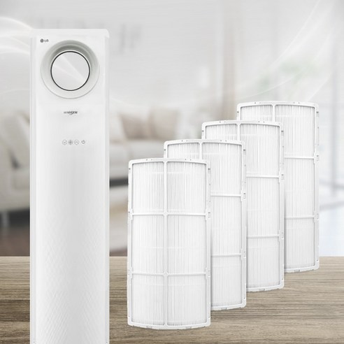 LG 엘지 휘센 G 스탠드 에어컨 집진 필터 세트 4EA 손연재 스페셜 호환, 1개, 초미세 먼지필터 4P (틀포함)