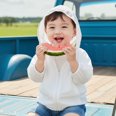 몽실이 소프트 자외선 차단 점퍼 유아 아동 바람막이