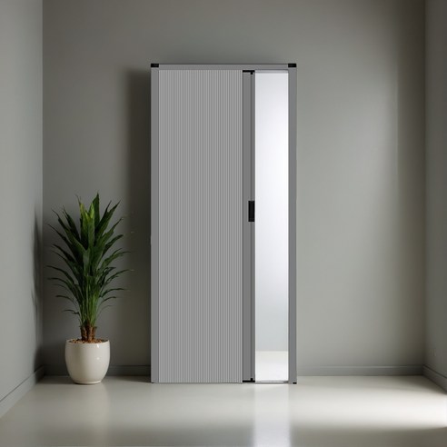 간편 설치, 공간 효율, 세련된 디자인: 우스어스 자바라 슬라이딩 도어로 공간 혁신을!