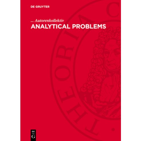 (영문도서)Analytical Problems Hardcover, de Gruyter, English, 9783112749883