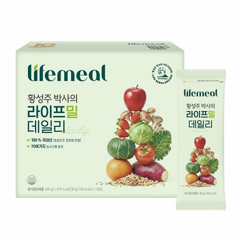 이롬 황성주 박사의 1일1생식 라이프밀 데일리 420g, 1개 솔직 후기 | 실사용자 리뷰 분석 - 상품 이미지 1