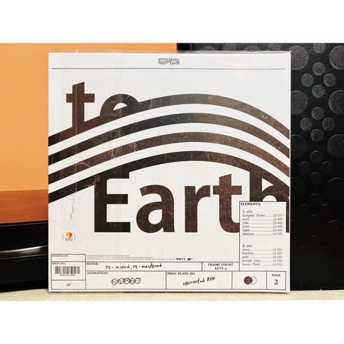 웨이브투어스 (wave to earth) - uncounted 0.00 투명 블루 LP - 가요