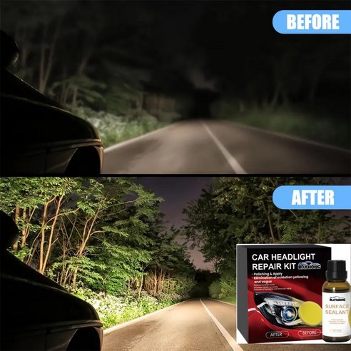 카붐 자동차 헤드라이트 복원제 키트 빠른 배송 이미지 3