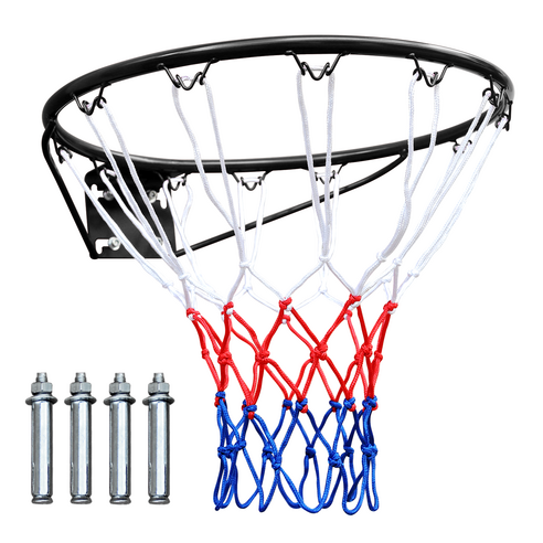 농구골대 NBA 규격 벽걸이 간이 농구링, 1개, black