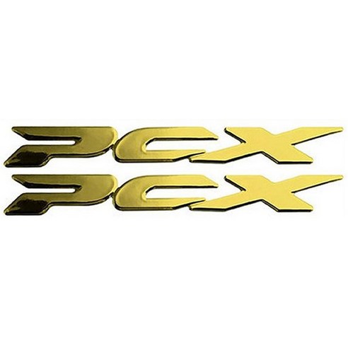 CULT 오토바이 혼다 PCX 엠블럼 스티커, 1세트, A3.PCX 엠블럼 골드