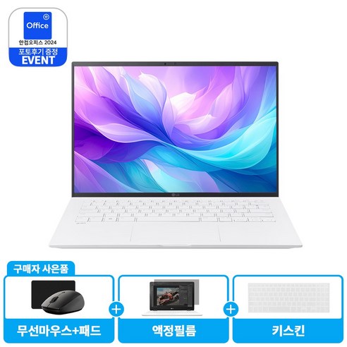 LG전자 노트북 2024 LG그램 14 코어 인텔 Ultra5, 14ZD90S, WIN11 Home, 16GB, 1280GB, 에센스화이트