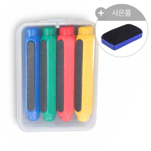 다온 편리한 자석 분필 케이스, 1개, 4종 혼합