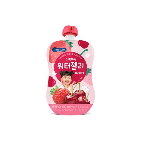 베베쿡 아이쭉쭉 워터젤리 100ml, 100g, 1개