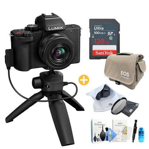 파나소닉 루믹스 DC-G100DV+12-32mm+슈팅그립 KIT + 128GB 8종 패키지(MCUV필터+가방+렌즈 클리닝펜)