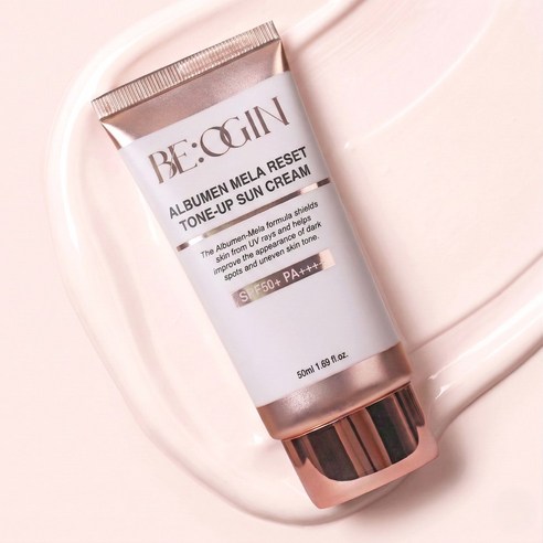 [홈쇼핑완판템] 전인화의 비오진 알부민 멜라 리셋 톤업 선 크림 SPF50+ PA++++ 이미지 3