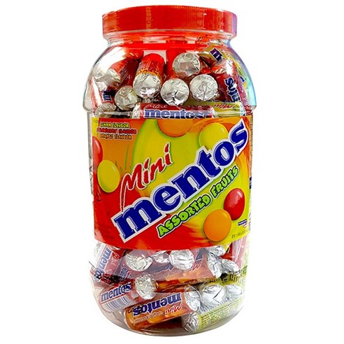 멘토스 미니 푸르티 츄잉캔디, 1kg, 1개