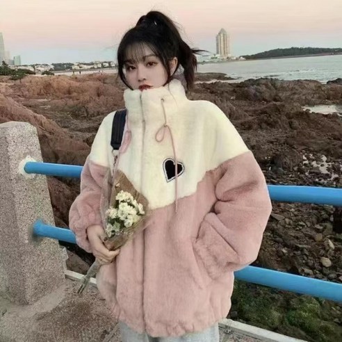 couchsurfing 남녀 공용 기모 플리스 재킷