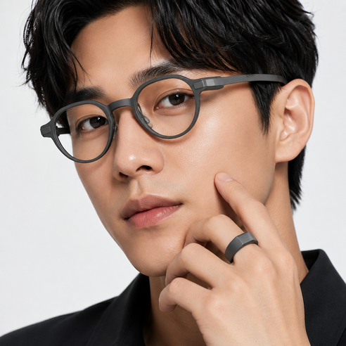이븐 리얼리티 G2 AI 스마트 글라스 + R1 스마트링 세트 Even Realities 관부가세포함, Even G2 B 1개 그레이 / R1 Size 9, 1cm