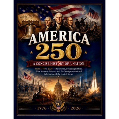 (영문도서)America 250: A Concise History of a Nation Paperback, Independently Published, English, 9798183542356