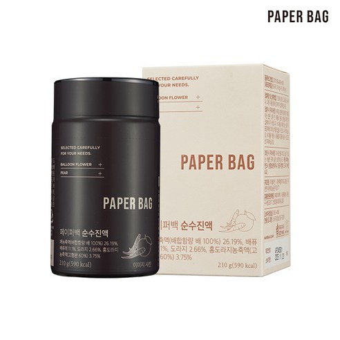 페이퍼백 순수진액 병, 1병(210g), 210g, 1개