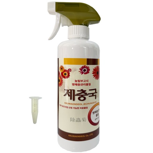 제충국 천연 식물 관리제 영양제 진드기 응애 깍지벌레, 1개, 500ml