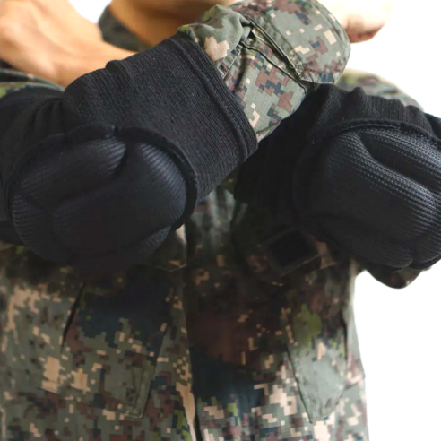 솔져텍션 군대 군인 무릎 팔꿈치 보호대 세트 이미지 3