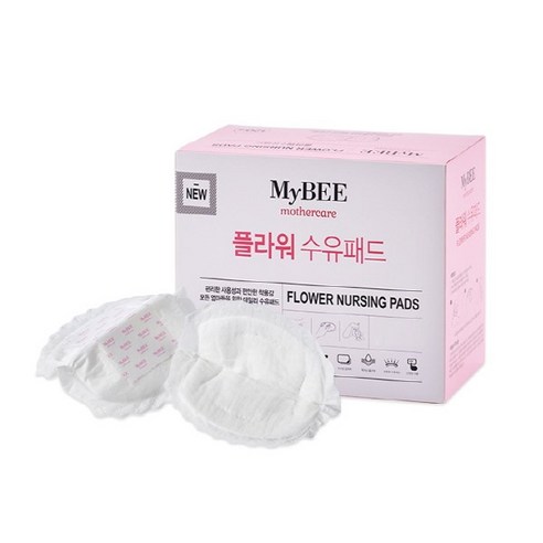 마이비 플라워 수유패드, 60매, 1개