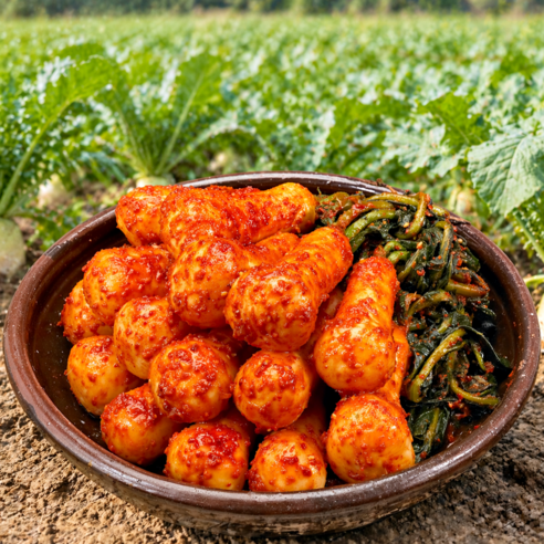 전라도 김치 35년 명인제조 여수 총각김치, 2kg, 1박스