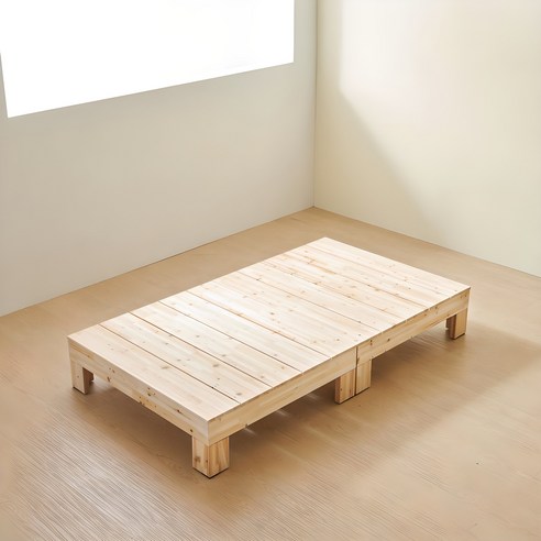 좁은 방에서도 숨통 트이는 여유로운 공간 만들기 평상형침대