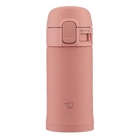 조지루시 원터치 스테인리스 경량 보온보냉 텀블러 SMPD20PM, 테라코타, 1개, 200ml