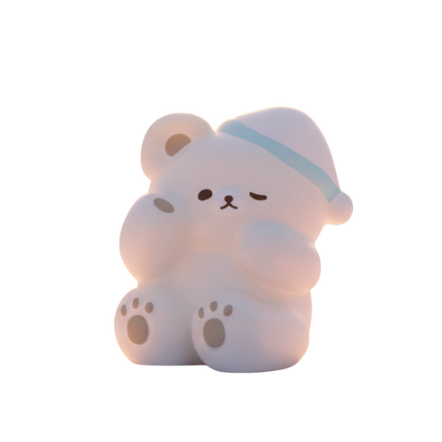말랑베어 꾹꾹이 스트레스 해소 인형, 1개, 크림화이트 - 부드러운 힐링 곰