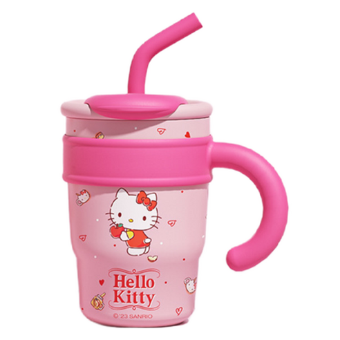 산리오 더블 드링크 보온 텀블러, 헬로키티, 700ml, 1개