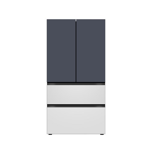 LG 디오스 오브제컬렉션 김치냉장고 Z484MNR153S 480L, 네이비/크림그레이