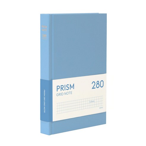 인디고 프리즘 280 모눈 양장 노트 (B6 32절), 밀키블루, 1개