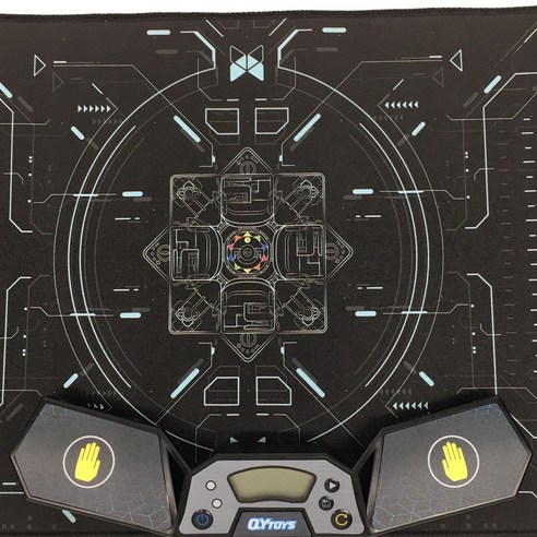 치이 큐브 타이머 매트 세트 V3 컵쌓기 QiYi Cube Timer Mat Set V3, 1개, 블랙