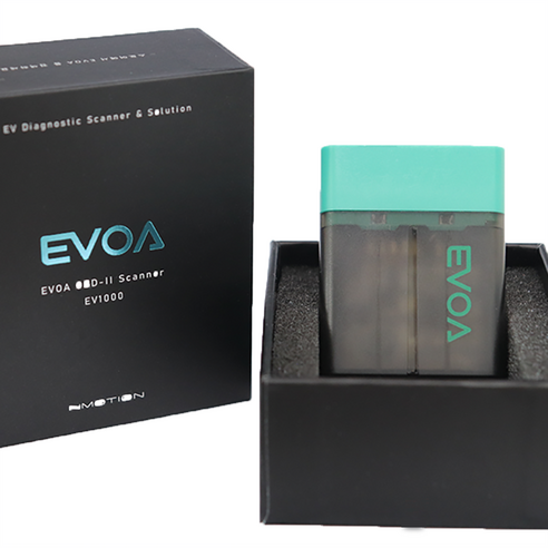 [EVOA이보아] 자동차 전기차 OBD 진단 스캐너 블루투스 차량 진단기 배터리 진단, 포터2EV, 1개