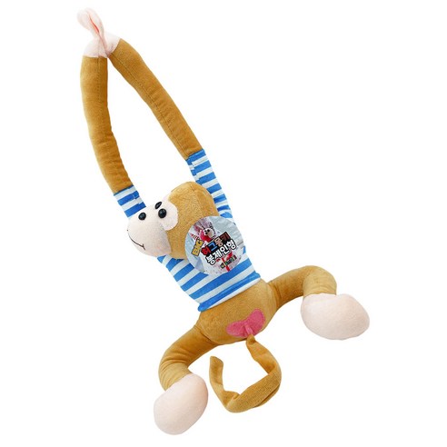 토이즈데이 소리나는 허그몽키 봉제 애착 인형 어린이 장난감 단체 선물, 1개, 베이지, 90cm
