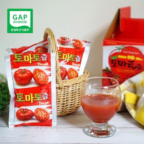 대원건강푸드 저온진공추출공법 토마토 통째로 100% 토마토즙 100ml, 50개 이미지 3