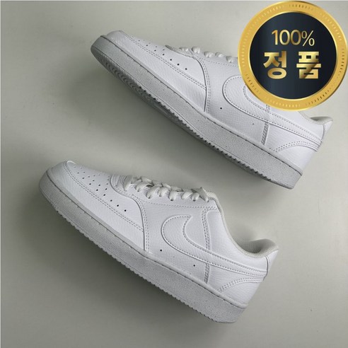 [국내매장] 나이키 운동화 코트 비전 로우 스니커즈 여성 남성 발편한 신발 JCUBE 키링증정