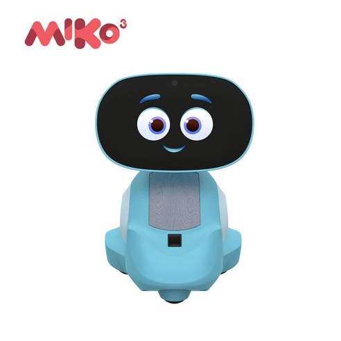 미코 3 로봇 Miko 3 스마트 AI 영어학습교육 놀이용 애완 로봇 크리스마스 선물, 10cm, 블루
